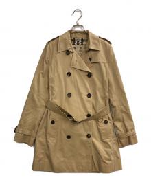 BURBERRY LONDON（バーバリーロンドン）の古着「裏地ノバチェック柄トレンチコート」｜ベージュ