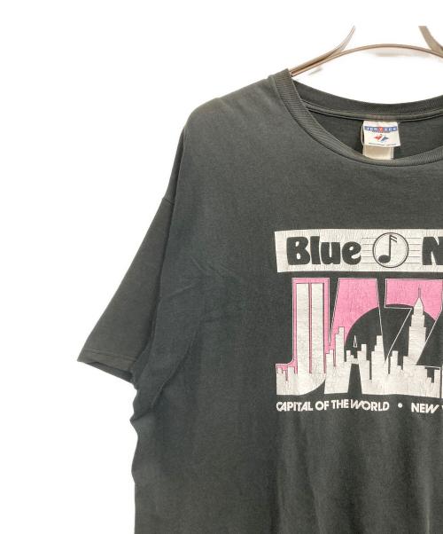 JERZEES（ジャージーズ）JERZEES (ジャージーズ) NY blue note records TEE ブラック サイズ:記載なし（実寸サイズを参照ください）の古着・服飾アイテム