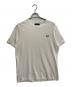 FRED PERRY（フレッドペリー）の古着「胸刺繍Tシャツ」｜ホワイト