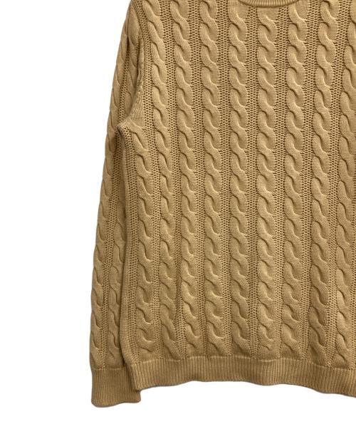 BATONER（バトナ―）BATONER (バトナ―) ケーブルニット ベージュ サイズ:2の古着・服飾アイテム