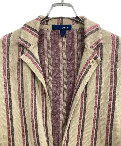 LARDINI（ラルディーニ）LARDINI (ラルディーニ) スウェットテーラードジャケット ベージュ サイズ:XSの古着・服飾アイテム