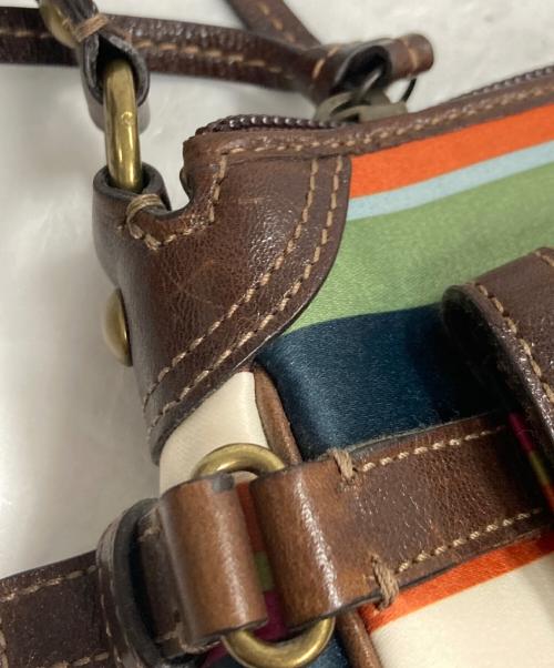 COACH（コーチ）COACH (コーチ) ターンロックハンドバッグ マルチカラーの古着・服飾アイテム