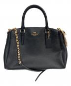 COACHコーチ）の古着「SAGE CARRYALL 2WAYバッグ」｜ブラック