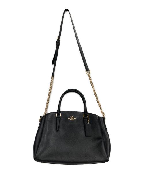 COACH（コーチ）COACH (コーチ) SAGE CARRYALL 2WAYバッグ ブラックの古着・服飾アイテム