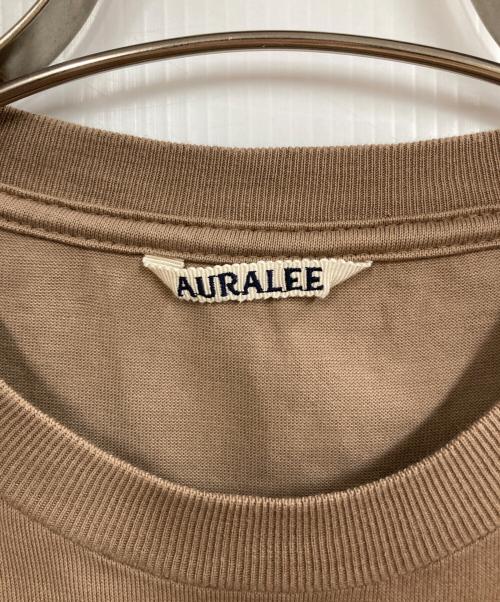 AURALEE（オーラリー）AURALEE (オーラリー) LUSTER PLAITING TEE ベージュ サイズ:4の古着・服飾アイテム