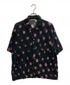 OUR LEGACYアワーレガシー）の古着「BOX SHIRT SHORTSLEEVE」｜ブラック