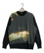 UNDERCOVERアンダーカバー）の古着「Drowned Martyr Brushed Jersey Sweater」｜ブラック
