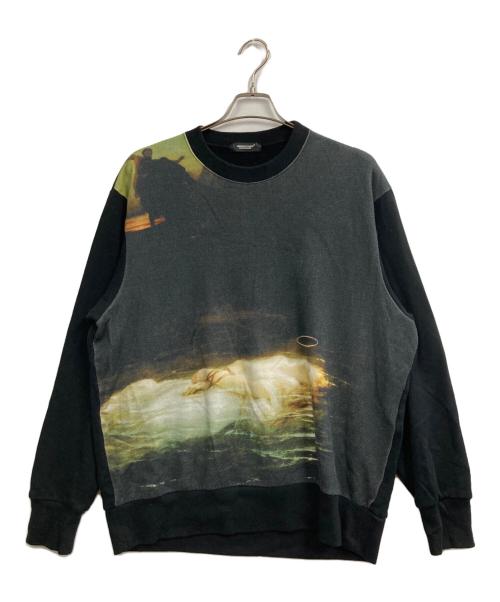 UNDERCOVER（アンダーカバー）UNDERCOVER (アンダーカバー) Drowned Martyr Brushed Jersey Sweater ブラック サイズ:3の古着・服飾アイテム