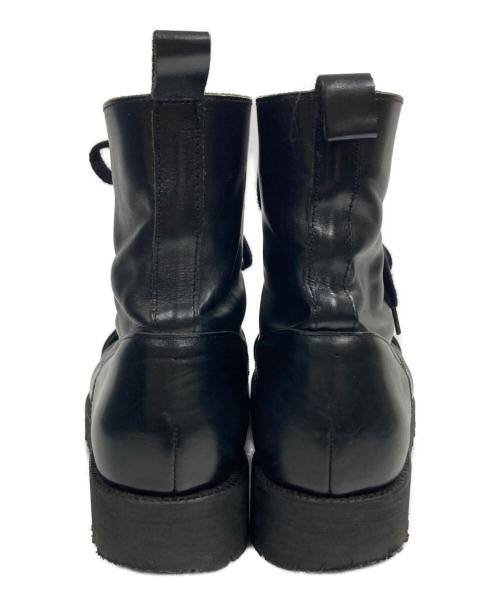KIDS LOVE GAITE（キッズラブゲイト）KIDS LOVE GAITE (キッズラブゲイト) COMME des GARCONS HOMME PLUS (コムデギャルソンオムプリュス) ショートブーツ ブラック サイズ:8の古着・服飾アイテム
