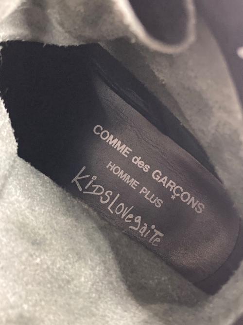 KIDS LOVE GAITE（キッズラブゲイト）KIDS LOVE GAITE (キッズラブゲイト) COMME des GARCONS HOMME PLUS (コムデギャルソンオムプリュス) ショートブーツ ブラック サイズ:8の古着・服飾アイテム