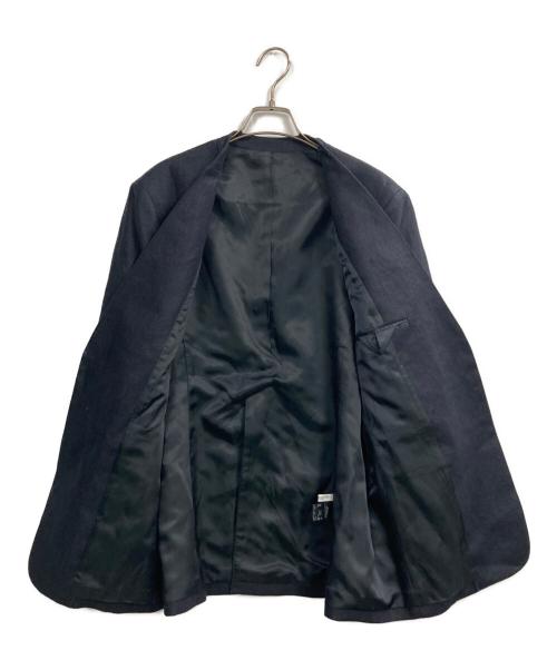 BEAUTY&YOUTH（ビューティーアンドユース）BEAUTY&YOUTH (ビューティーアンドユース) 24SS リネンノーカラージャケット ネイビー サイズ:Sの古着・服飾アイテム