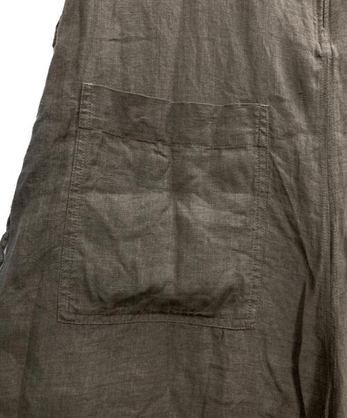 ticca（ティッカ）TICCA (ティッカ) リネンオールインワン オリーブ サイズ:Fの古着・服飾アイテム