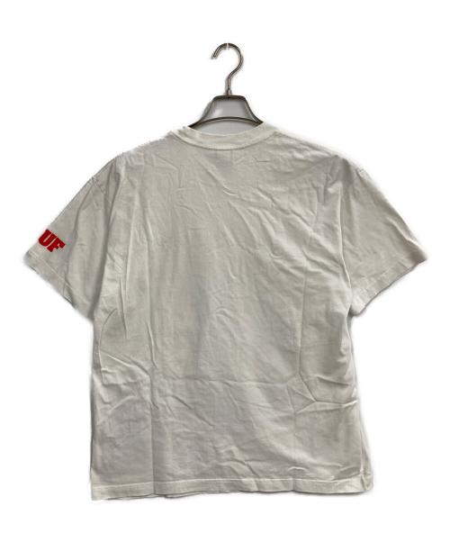 HUF（ハフ）HUF (ハフ) プリントTシャツ ホワイト サイズ:Lの古着・服飾アイテム