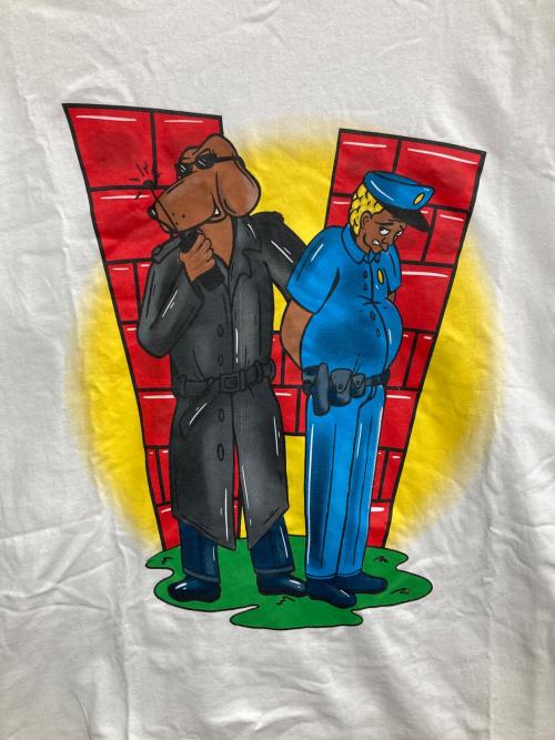 HUF（ハフ）HUF (ハフ) プリントTシャツ ホワイト サイズ:Lの古着・服飾アイテム