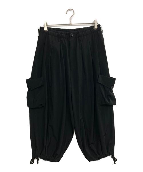 GROUND Y（グラウンドワイ）GROUND Y (グラウンドワイ) 25AW SIDE OUT PK BALLOON PANTS ブラック サイズ:3の古着・服飾アイテム