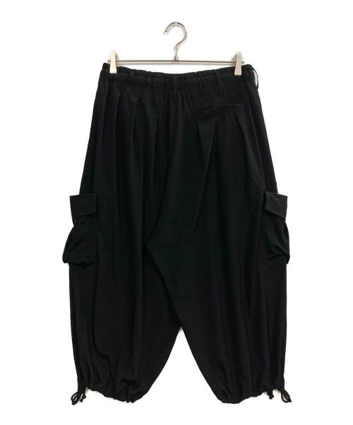 GROUND Y（グラウンドワイ）GROUND Y (グラウンドワイ) 25AW SIDE OUT PK BALLOON PANTS ブラック サイズ:3の古着・服飾アイテム
