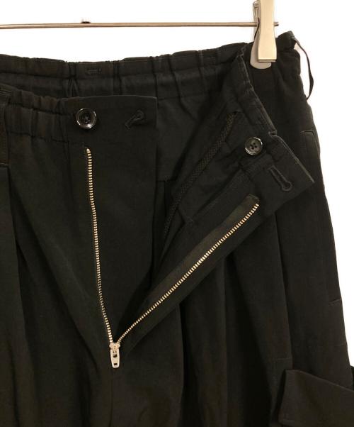 GROUND Y（グラウンドワイ）GROUND Y (グラウンドワイ) 25AW SIDE OUT PK BALLOON PANTS ブラック サイズ:3の古着・服飾アイテム