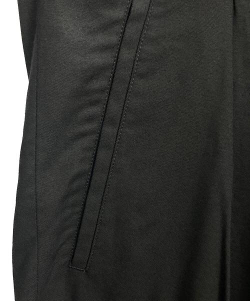 GROUND Y（グラウンドワイ）GROUND Y (グラウンドワイ) TR TWILL WIDE LEG PANTS ブラック サイズ:3の古着・服飾アイテム