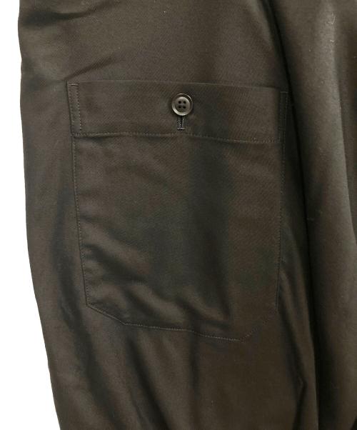GROUND Y（グラウンドワイ）GROUND Y (グラウンドワイ) TR TWILL WIDE LEG PANTS ブラック サイズ:3の古着・服飾アイテム