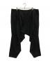 GROUND Y (グラウンドワイ) TR TWILL WIDE LEG PANTS ブラック サイズ:3：20000円