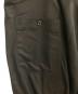 中古・古着 GROUND Y (グラウンドワイ) TR TWILL WIDE LEG PANTS ブラック サイズ:3：20000円