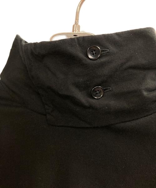 GROUND Y（グラウンドワイ）GROUND Y (グラウンドワイ) COTTON JERSEY TURTLENECK LONG SLEEVED T-SHIRT ブラック サイズ:3の古着・服飾アイテム