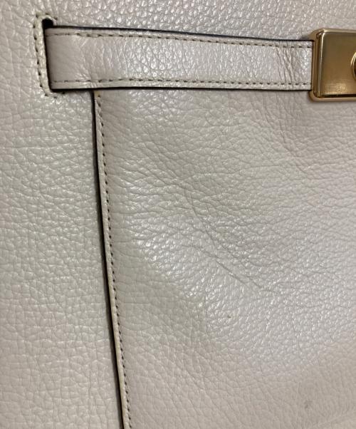 COACH（コーチ）COACH (コーチ) レーン キャリーオール カラーブロック ブラウン×アイボリーの古着・服飾アイテム
