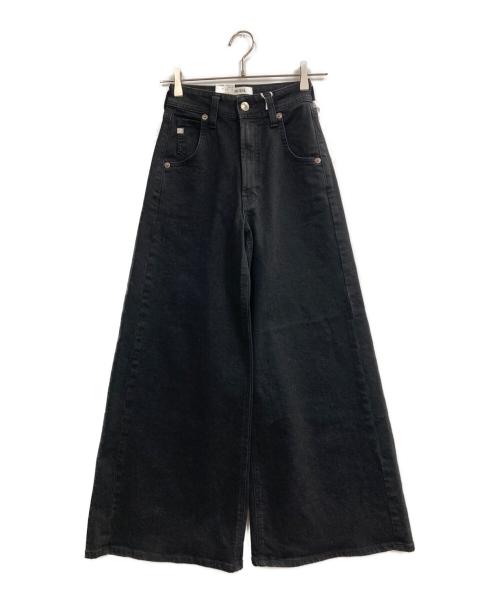 Something（サムシング）Something (サムシング) Spick and Span (スピック＆スパン) LISAスーパーワイドパンツ ブラック サイズ:XSの古着・服飾アイテム