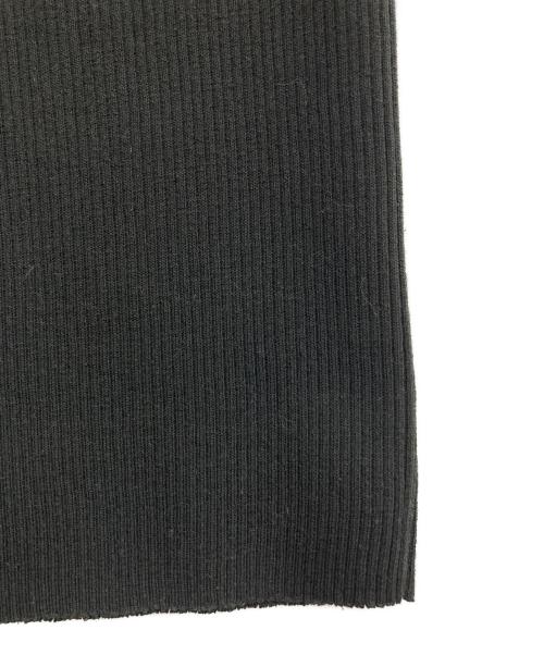 CLANE（クラネ）CLANE (クラネ) W FACE HALL KNIT TOPS ブラック サイズ:Mの古着・服飾アイテム