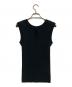 CLANE (クラネ) W FACE HALL KNIT TOPS ブラック サイズ:M：5000円