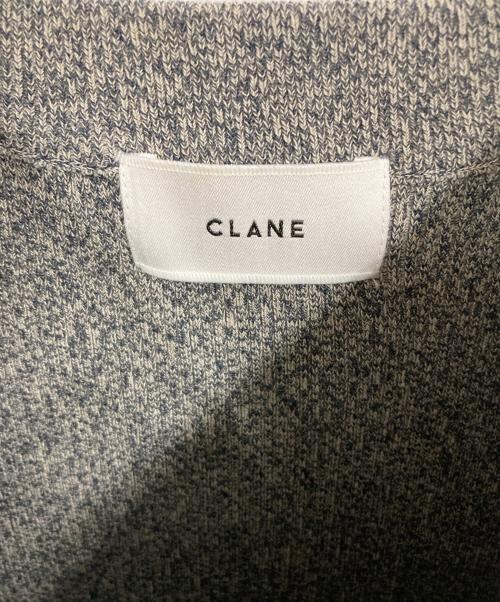 CLANE（クラネ）CLANE (クラネ) SQUARE SLEEVE KNIT TOPS グレー サイズ:1の古着・服飾アイテム
