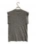 CLANE (クラネ) SQUARE SLEEVE KNIT TOPS グレー サイズ:1：5000円