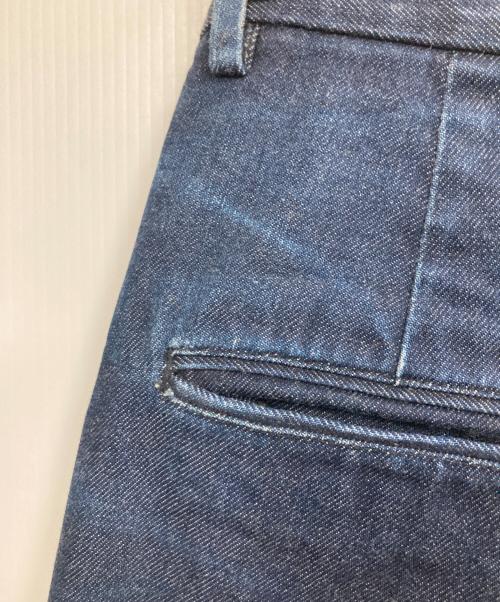 STEVEN ALAN（スティーブンアラン）STEVEN ALAN (スティーブンアラン) COTTON DENIM WIDE TROUSERS インディゴ サイズ:Lの古着・服飾アイテム