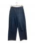 STEVEN ALAN（スティーブンアラン）の古着「COTTON DENIM WIDE TROUSERS」｜インディゴ