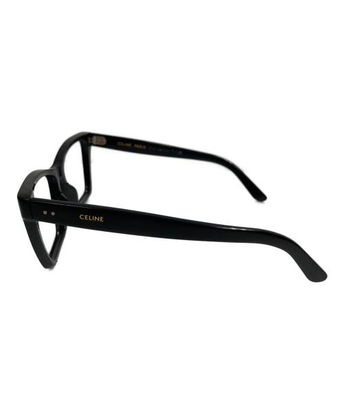 CELINE（セリーヌ）CELINE (セリーヌ) 伊達眼鏡 ブラック サイズ:53▢16の古着・服飾アイテム