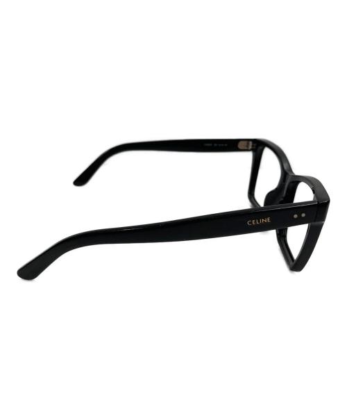 CELINE（セリーヌ）CELINE (セリーヌ) 伊達眼鏡 ブラック サイズ:53▢16の古着・服飾アイテム