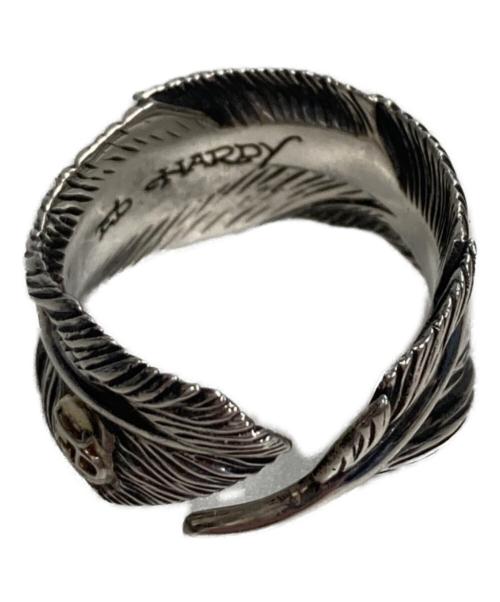 Ed Hardy（エド ハーディー）ED HARDY (エド ハーディー) フェザーリング シルバーカラー サイズ:15号の古着・服飾アイテム
