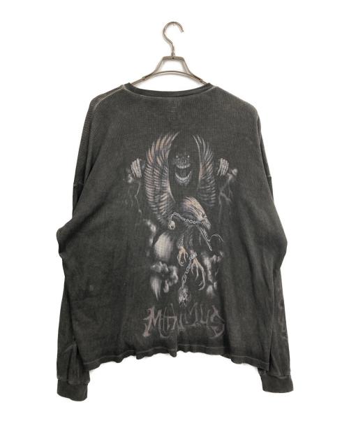 Travis Scott（トラヴィススコット）TRAVIS SCOTT (トラヴィススコット) サーマルカットソー グレー サイズ:XLの古着・服飾アイテム