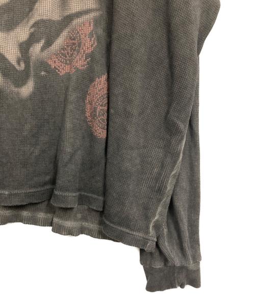 Travis Scott（トラヴィススコット）TRAVIS SCOTT (トラヴィススコット) サーマルカットソー グレー サイズ:XLの古着・服飾アイテム