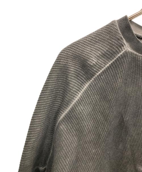 Travis Scott（トラヴィススコット）TRAVIS SCOTT (トラヴィススコット) サーマルカットソー グレー サイズ:XLの古着・服飾アイテム