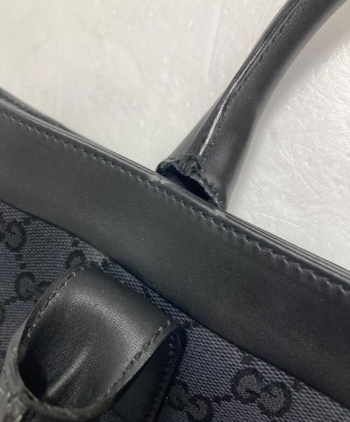 GUCCI（グッチ）GUCCI (グッチ) ハンドバッグ ブラックの古着・服飾アイテム