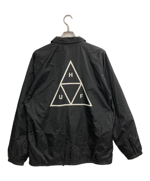 HUF（ハフ）HUF (ハフ) コーチジャケット ブラック サイズ:XLの古着・服飾アイテム
