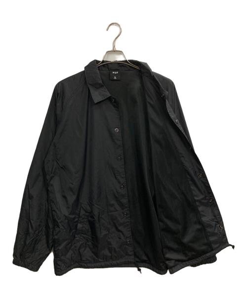 HUF（ハフ）HUF (ハフ) コーチジャケット ブラック サイズ:XLの古着・服飾アイテム