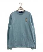 POLO RALPH LAURENポロ・ラルフローレン）の古着「クラシックフィットPOLOベアジャージーTシャツ」｜スカイブルー
