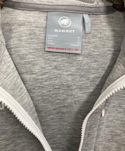 MAMMUT（マムート）MAMMUT (マムート) ダイノ 2.0 ミッドレイヤー フーデッド ジャケット グレー サイズ:Sの古着・服飾アイテム