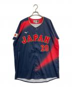 MIZUNOミズノ）の古着「ゲームシャツ」｜ネイビー