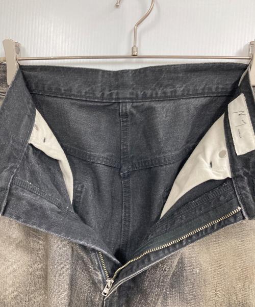 ANCELLM（アンセルム）ANCELLM (アンセルム) AGING WIDE 5P DENIM PANTS ブラック サイズ:2の古着・服飾アイテム