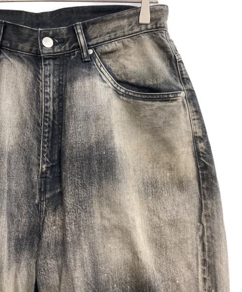 ANCELLM（アンセルム）ANCELLM (アンセルム) AGING WIDE 5P DENIM PANTS ブラック サイズ:2の古着・服飾アイテム