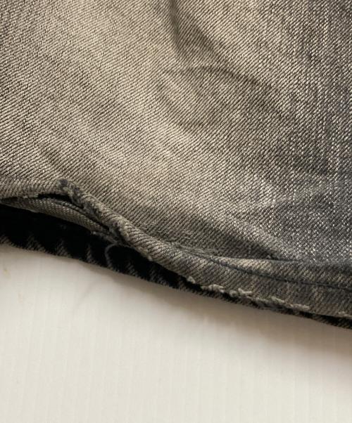 ANCELLM（アンセルム）ANCELLM (アンセルム) AGING WIDE 5P DENIM PANTS ブラック サイズ:2の古着・服飾アイテム