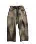 ANCELLM（アンセルム）の古着「AGING WIDE 5P DENIM PANTS」｜ブラック